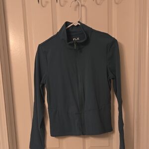 FLX Blue Zip-Up Jacket